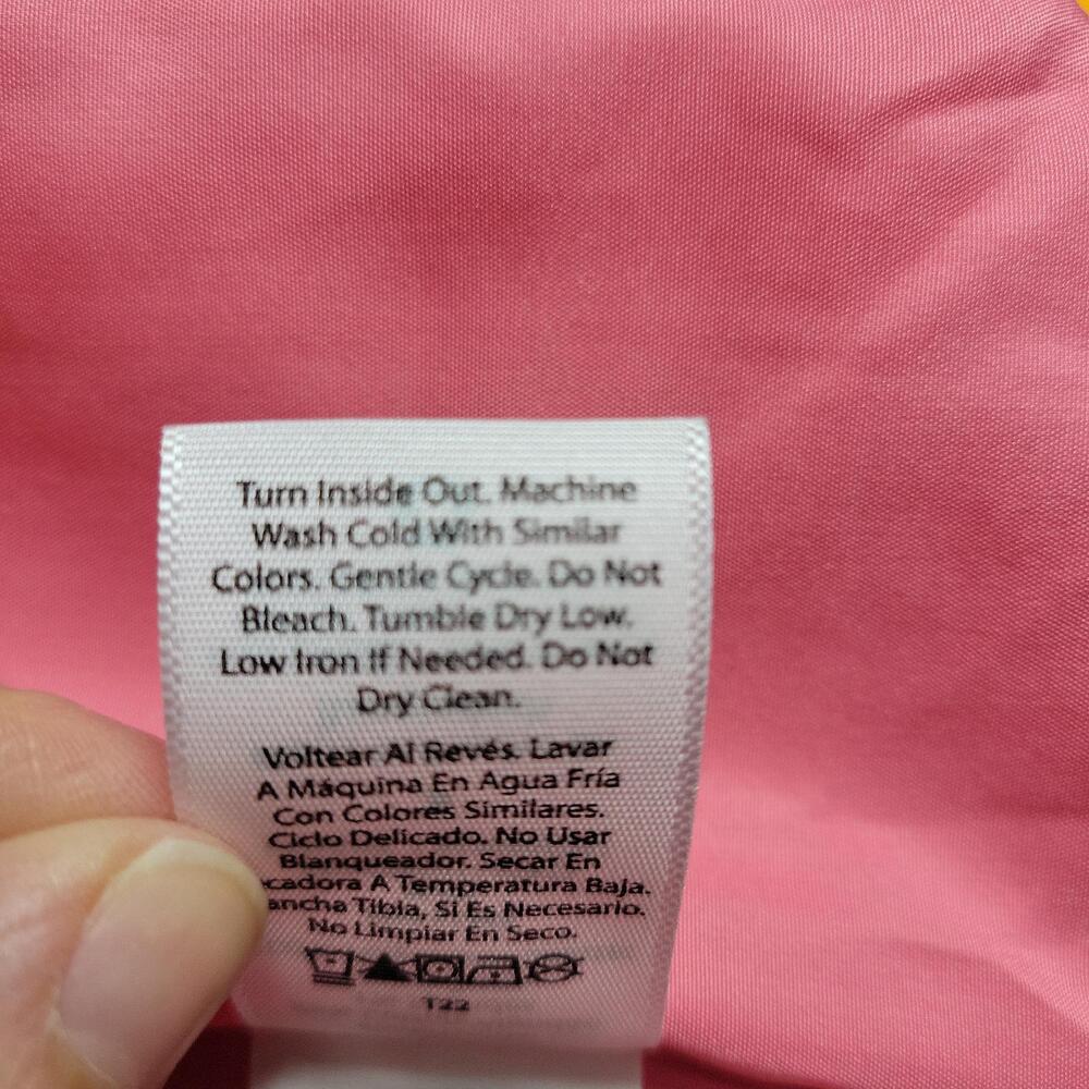 Free Assembly Blazer S Pink Yellow Gingham Check Colorful 1-Button Jacket - Picture 8 of 9
